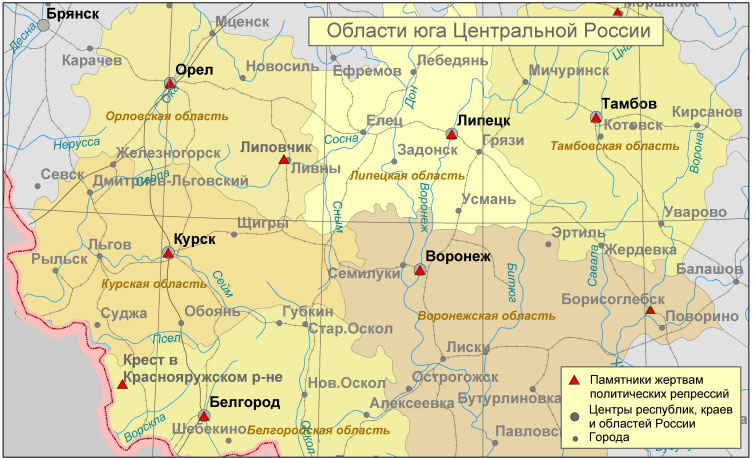 Вязовое белгородская область карта