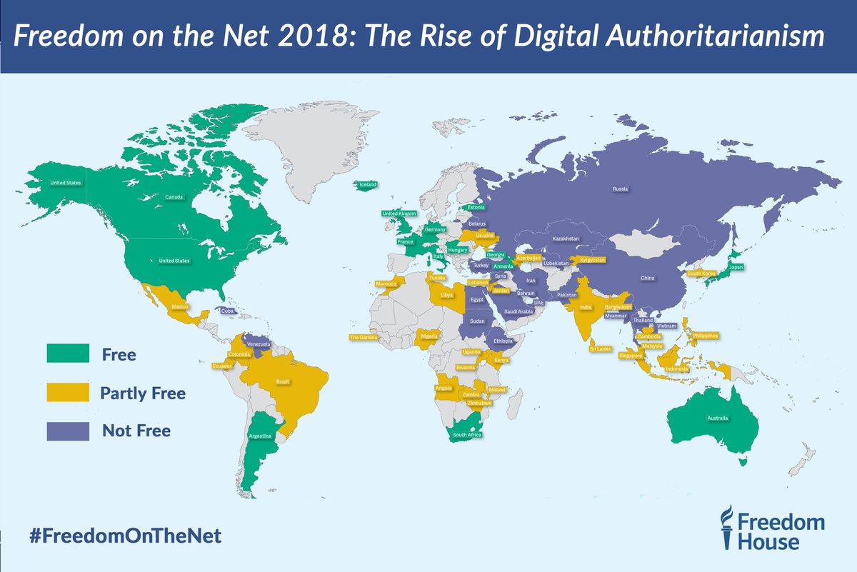 Рейтинг стран по свободе в интернете | Сахаровский центр